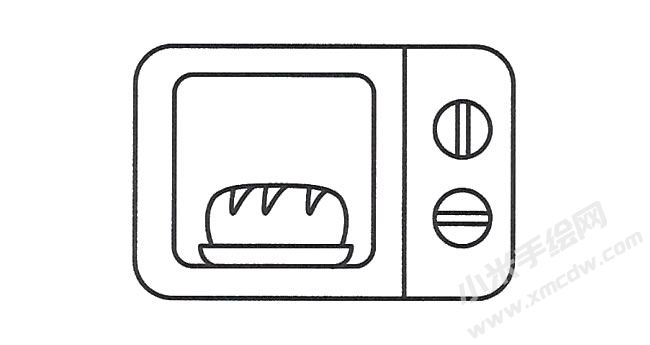 简笔画烤箱画法步骤图示03.jpg