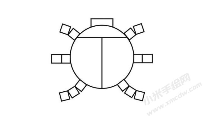 简笔画七星瓢虫用图形分步绘制图示04.jpg