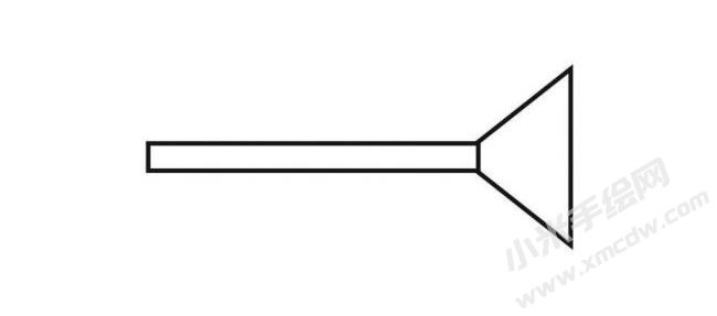 用图形分步画小喇叭简笔画图示02.jpg