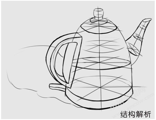 烧水壶素描结构解析.jpg